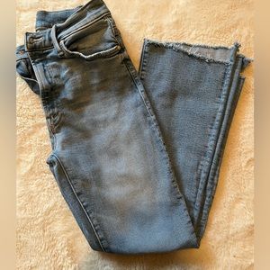 MOTHER Insider Crop Step Fray sz 28
